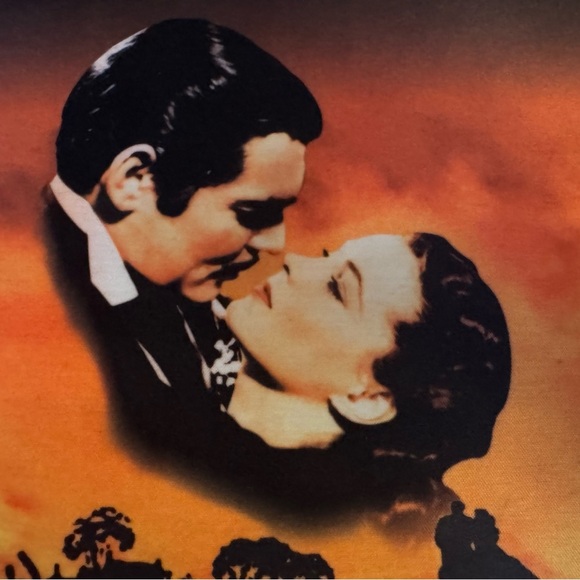 Gone With the Wind Burning of Atlanta Bag Sparkles Crystals Vintage - Picture 4 of 14